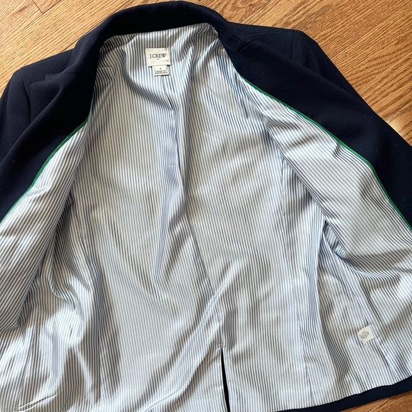 J. Crew Navy Wool Blazer - Picture 3 of 4
